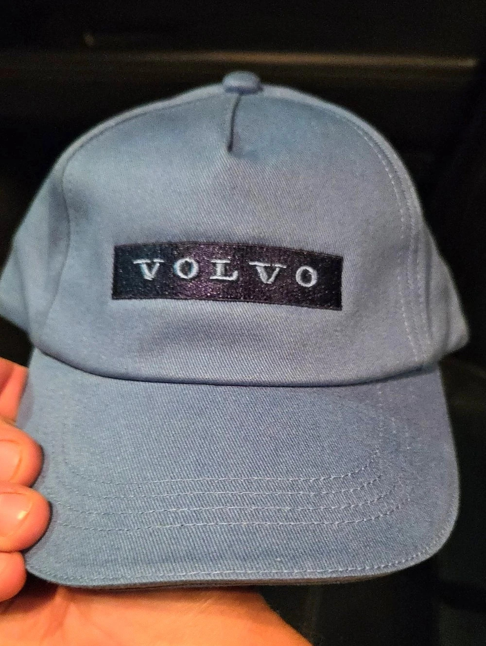 Volvo Wordmark Organic Cotton Cap Blue Hat